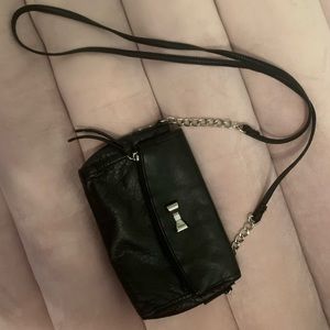 Candie’s crossbody black faux leather purse